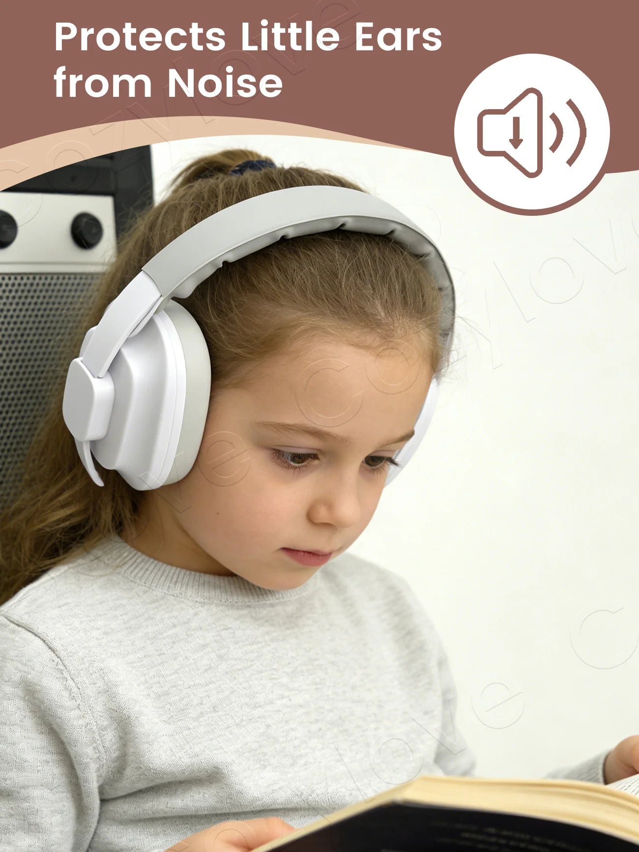 Baby Noise Cancelling Headphones | Adjustable Infant Hearing Protection Earmuffs for Airplanes, Concerts & Events, 4 Color