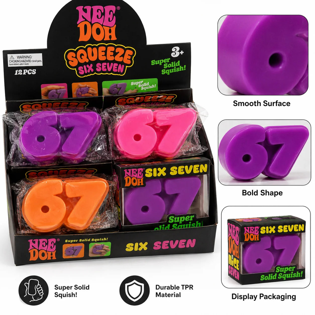 Best-selling Needoh 67tpr Digital Hug Toy, an adult relaxation and stress relief tool that is an excellent stress reducer.