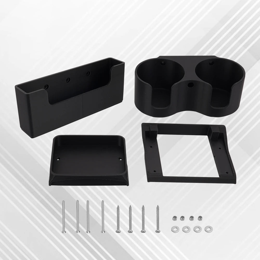 Cup Holder Storage Rack For 1992-1995 Honda Civic EG Cup Holder Upgrade With Washers Screws