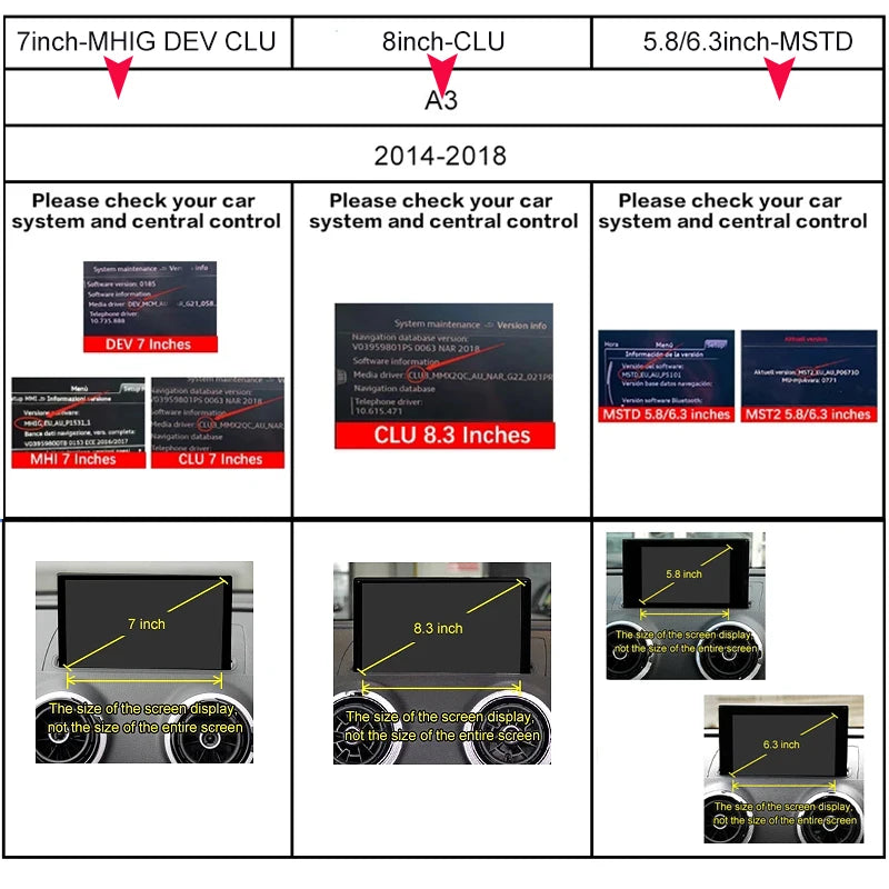 Wireless Carplay Android Auto module for audi A3 S3 RS3 8V 2014-2018 Camera interface box Mirror Link AirPlay Plug and Play
