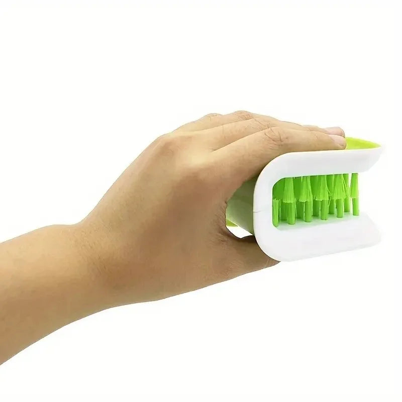 TILONDEX U Shaped Double-Sided Car Seatbelt Cleaning Brush Dual Bristle Handheld Detailing Tool for Fabric Seatbelt Straps
