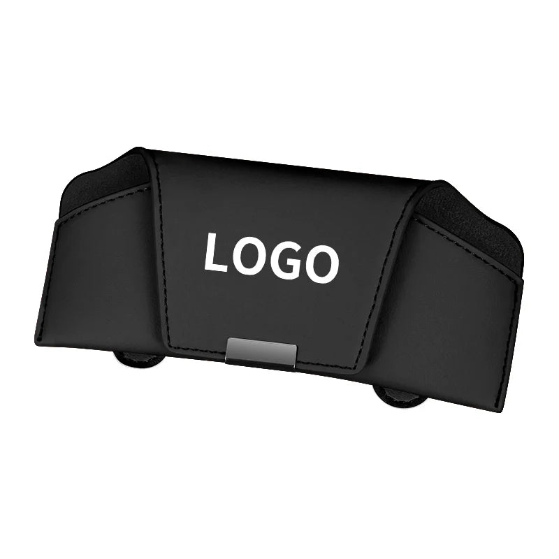 1pcs Car Glasses Holder Portable Eyeglasses Sunglasses Case Ticket Card Clamp Car Sun Visor Clip ABS Auto Accessories