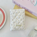 Cute Cartoon Flower Passport Cover for Women Multifunctional Polyester Travel Accessories Holder Passport Cover Women Luxury