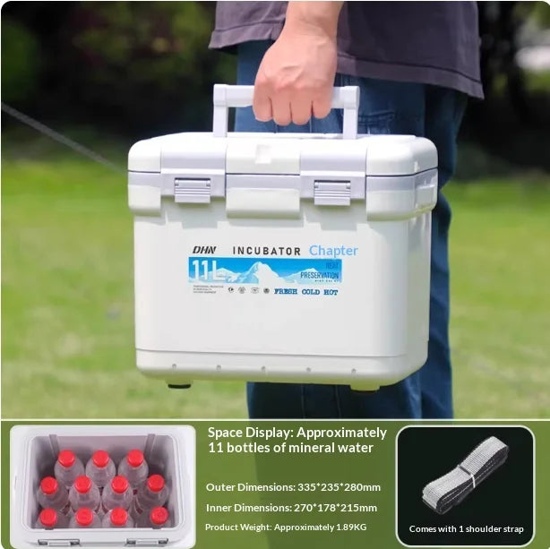 Portable 12V Car Compressor Fridge Mini Refrigerator Camping Travel RV Boat Temperature Control Energy Saving Quiet Ice Box