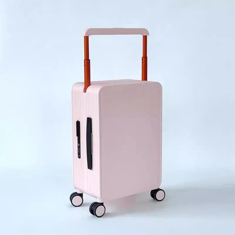 Wide pull suitcase, women's pull suitcase, men's travel suitcase, checked in box, 20 inches 24 inches boarding case, checked in