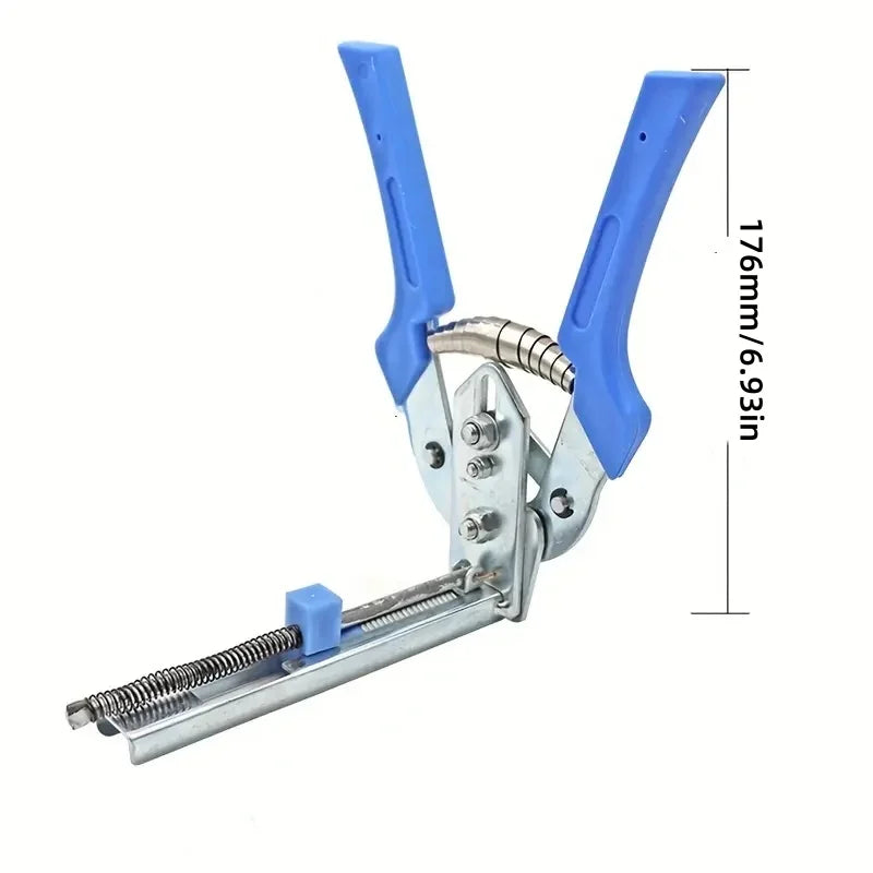 600pcs M Clips Staples Hog Ring Plier Tool Chicken Mesh Cage Wire Fencing Anti-slip Handle Stainless Steel Hand Tools