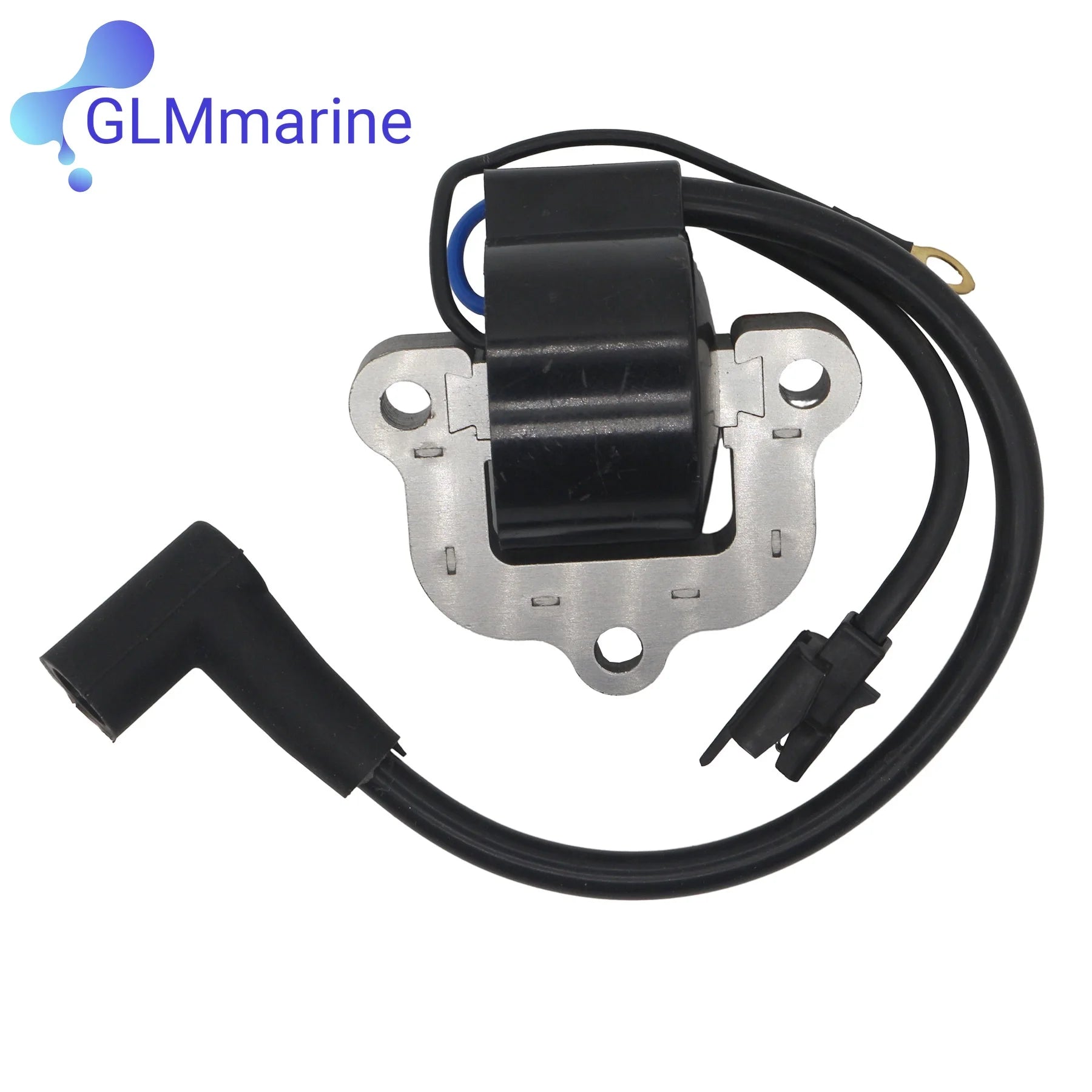 Ignition Coil Assembly for OMC Johnson Evinrude 9.9 15 40 Hp Outboards Engines Coil 502880 581407 0581407 18-5196