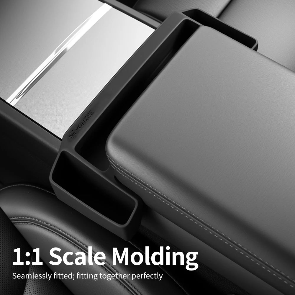 YZ Center Console Armrest Storage Box For Tesla Model 3 Y YL Glasses Tray Organizer Car Interior Accessories support car glasses