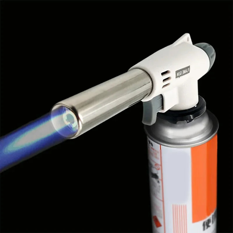Torch Cooking AutoIgnition Butane Gas Welding-Burner Heating Welding Gas Burner Flame Gas Torch Blow for BBQ Home Cooking