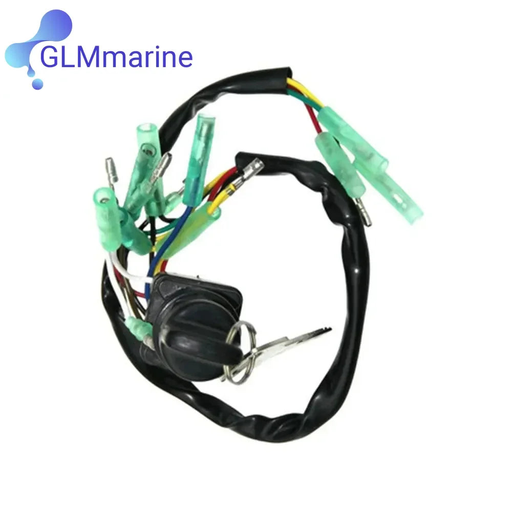 Ignition Switch Assy with Key 703-82510-43 for Yamaha 75 85 115 150 HP 2 / 4 Stroke Outboard Control Box 703-82510-43-00 MP51040