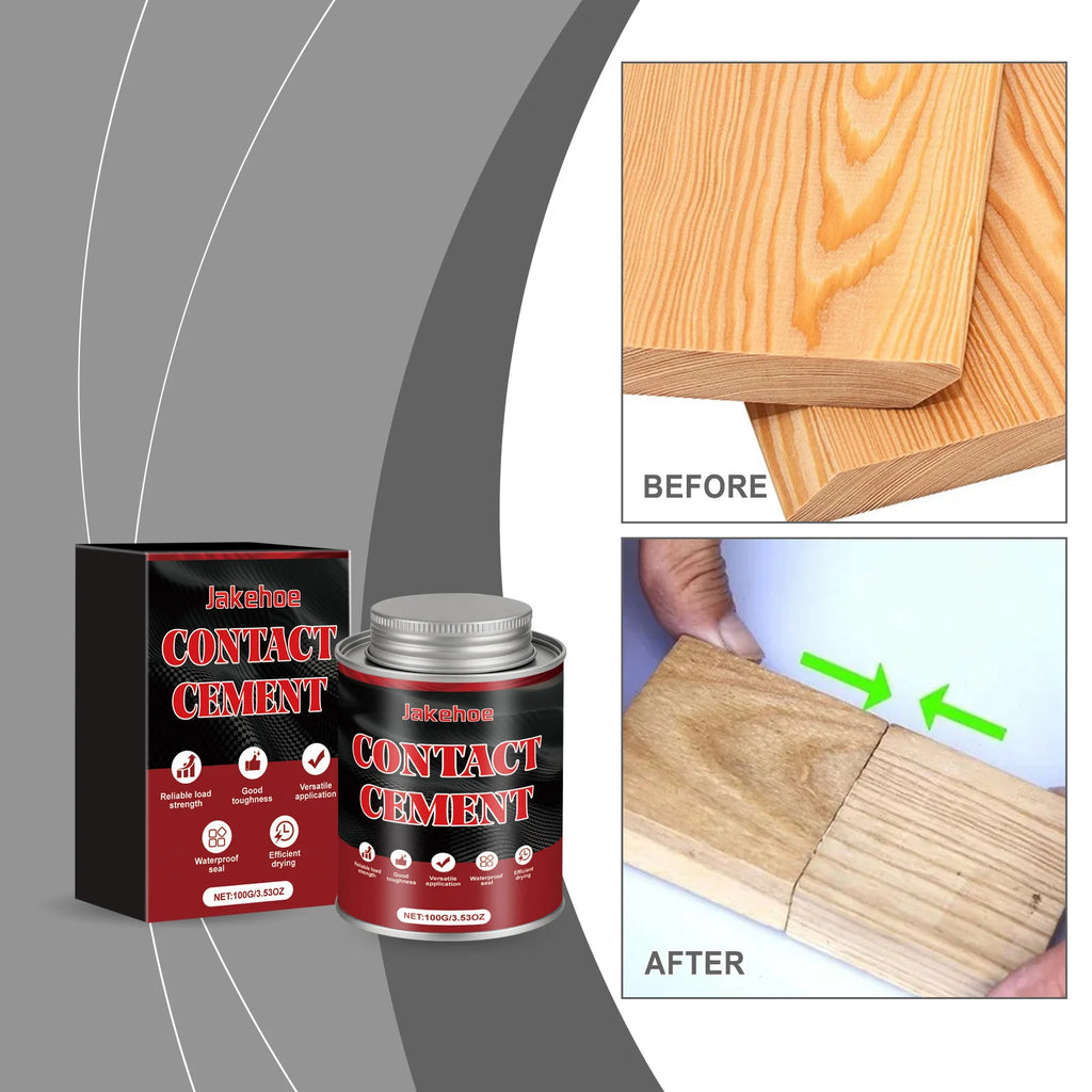Contact Adhesive Glue Flexible Waterproof Heat Resistant Strong Bond For Furniture Leather Wood Rubber Repair Fast Drying DIY