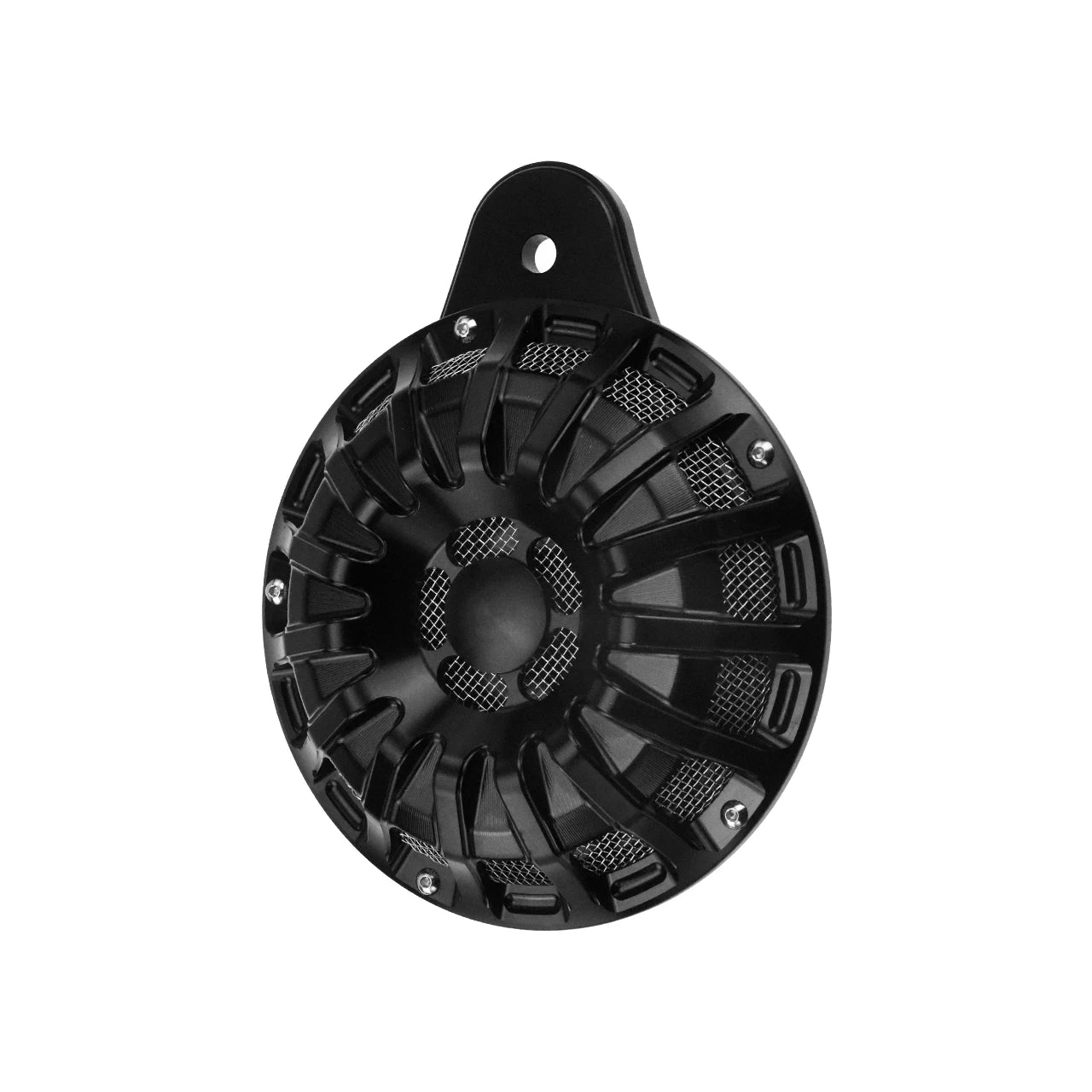 Motorcycle Horn Speaker Cover Black/Chrome Horns Cap For Harley Big Twin 1991-Up Touring Road King Softail Dyna Sportster 07-Up