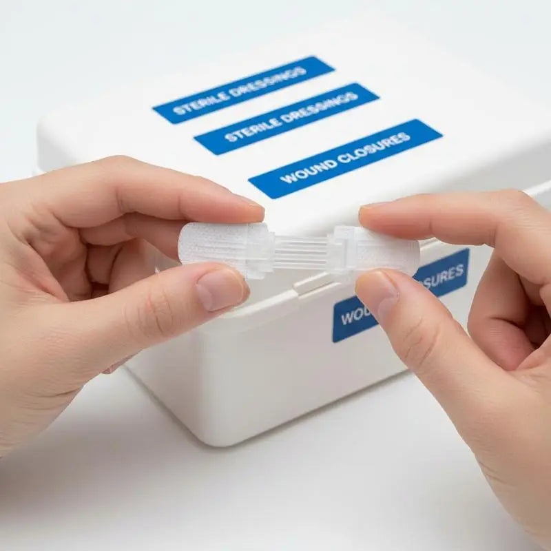 Zipper Band Aid Painless Wound Closure Patch Suture Free Waterproof Bandage First Aid Supplies for Camping and Hiking