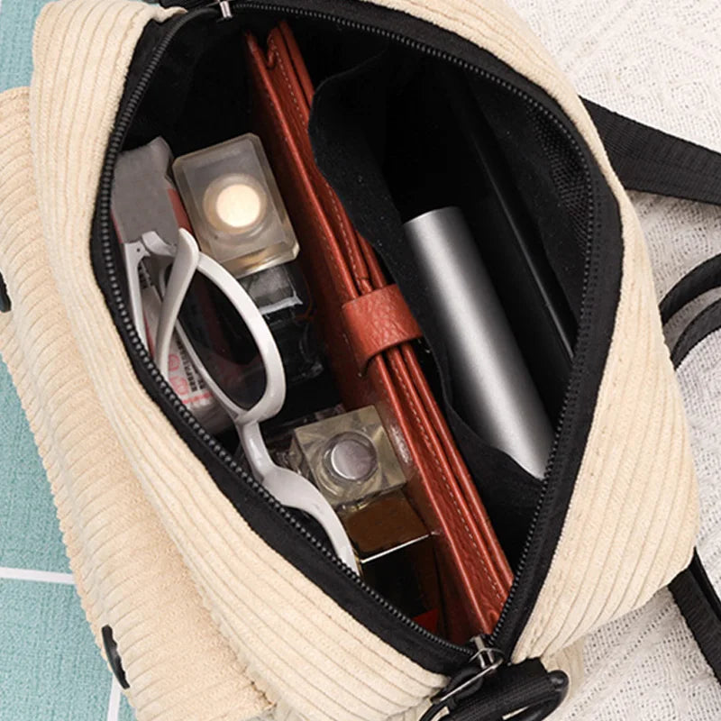Trendy Button-detail Women's Shoulder Bag for Daily Use Commute Stylish Multi-color Lightweight Casual Functional Crossbody Bag