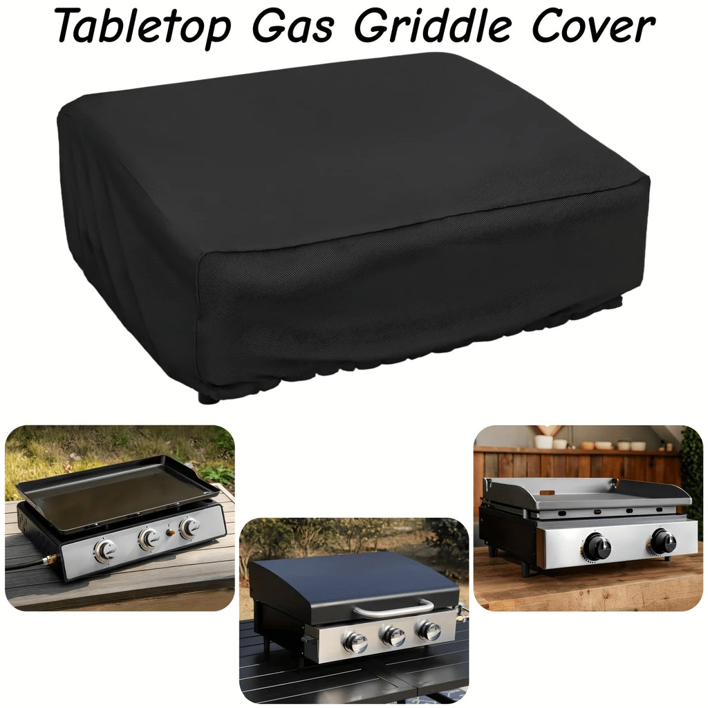 Waterproof Tabletop Griddle Cover All Weather Outdoor BBQ Protector For Flat Top Gas Pellet Smoker
