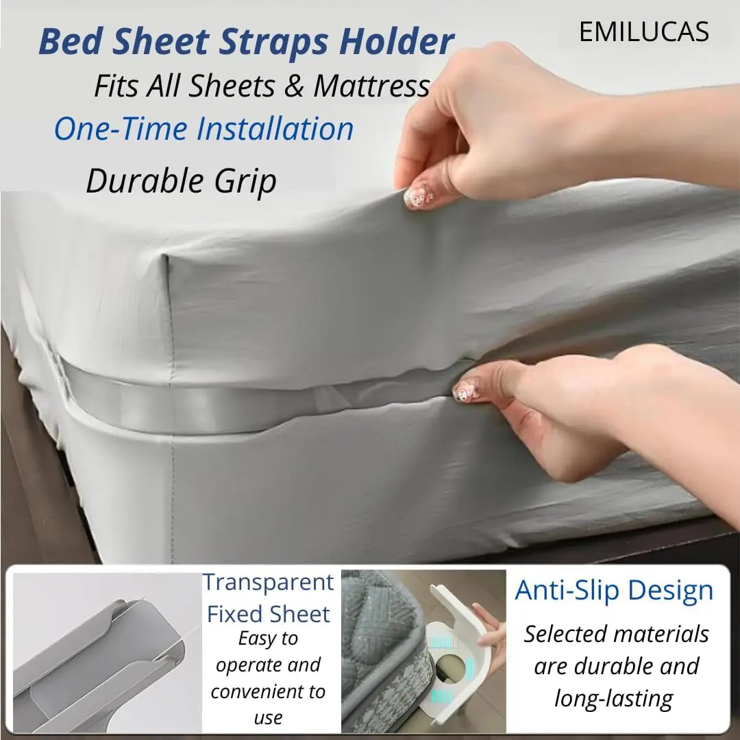 4/12pcs Bed Sheet Fixing Clip Invisible Bed Cover Fastener Quilt Sheet Straps Holder Clip Non-slip Fixing Device Bedsheet Clips