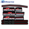 W/Red Rams Sticker Set Decal 3906 for Mercruiser The Most Complete Red Alpha One Gen One 37-13682A90 13682A90