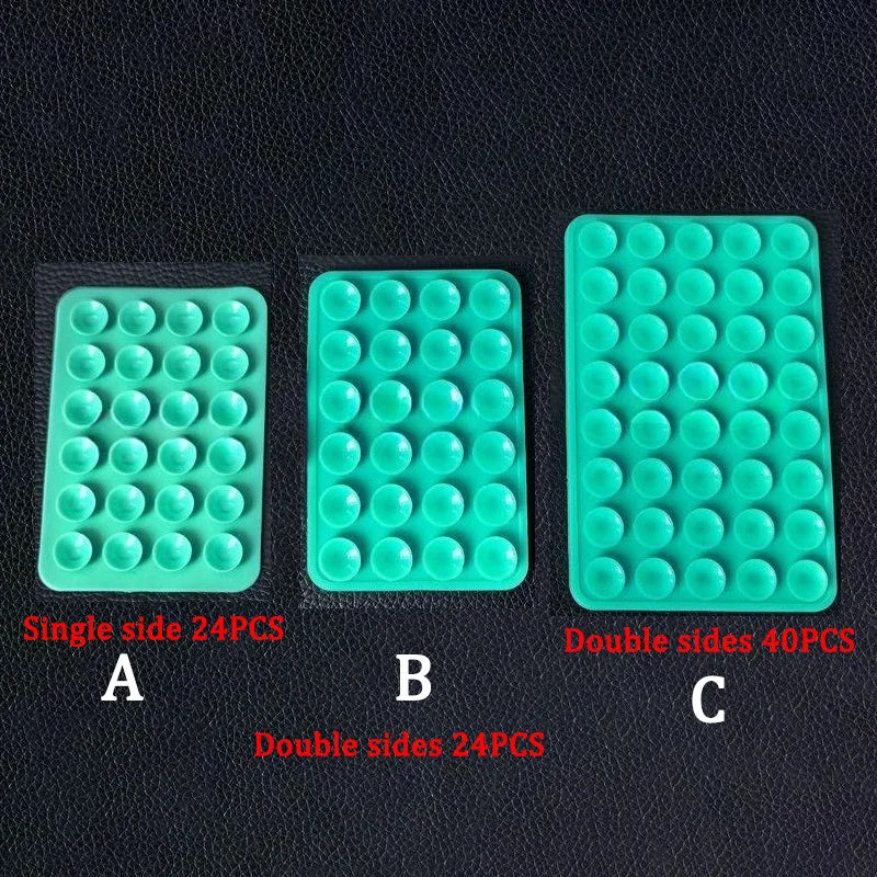 Silicone World Square Silicone Mobile Phone Fixing Suction Cup Car Mounted Bracket Phone Case Universal Anti Slip Suction Cup