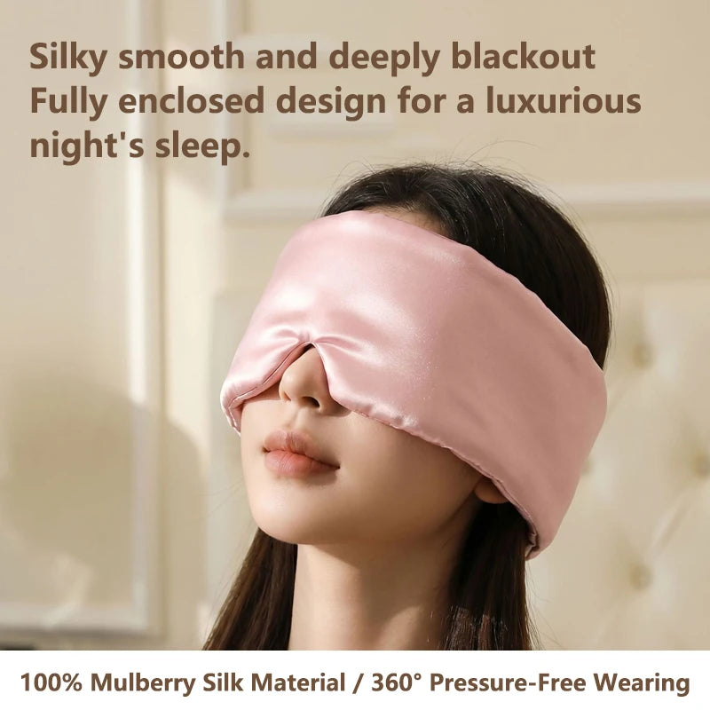 Ultra Light Gravity Weighted Eye Mask Double-Sided Skin-Friendly Sleeping Mask Comfortable Soft Breathable For Sleeping