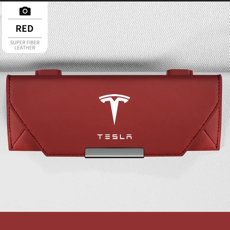 Tesla Model Y Juniper Tesla Model 3 S X Highland Body Kit interior Accessories Car Sunglasses Glasses Holder Glasses Case Clip