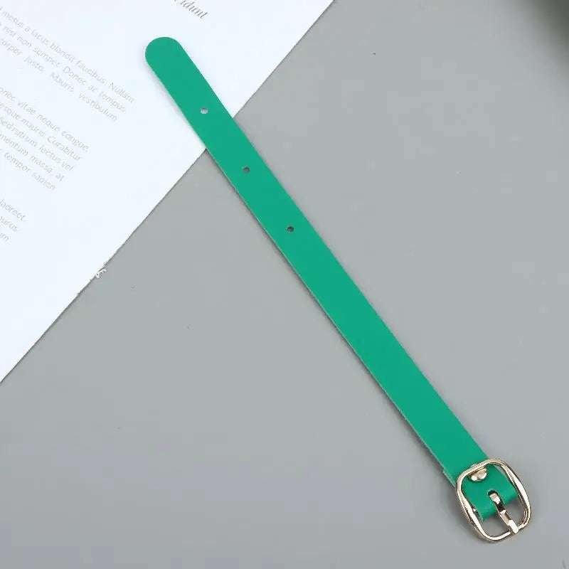 *1Pcs PU Luggage Tag Straps Alloy Buckles Waterproof Luggage Tag Strap Ultra Light Wear-resistant For Travel Business Trip