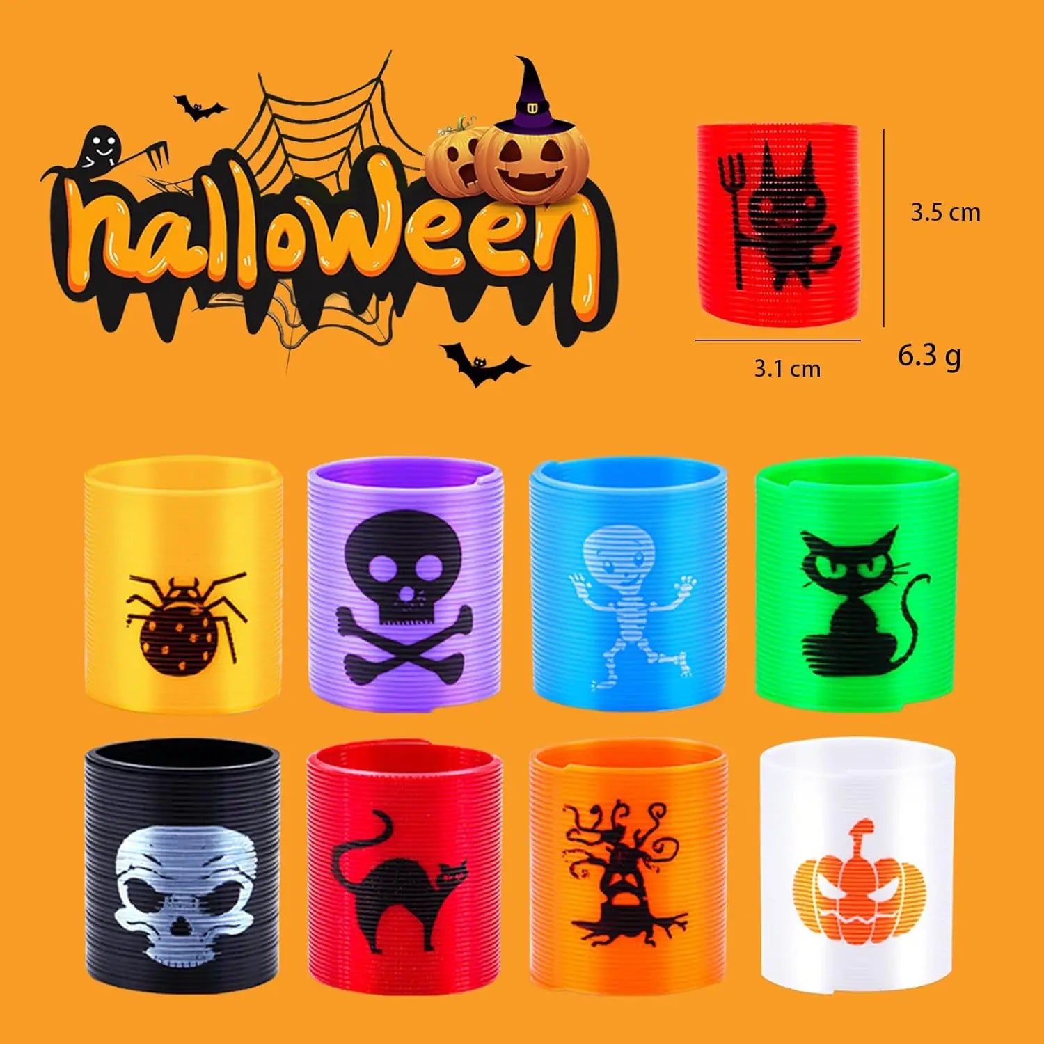 Rainbow Magic Spring Toys Colorful Coil Party Favors Kids Birthday Pinata Fillers Kindergarten Souvenir Gifts Bulk