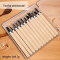 5/8pcs Wood Carving Knife Tools Chisels Set, Boxed Professional Wood Carving