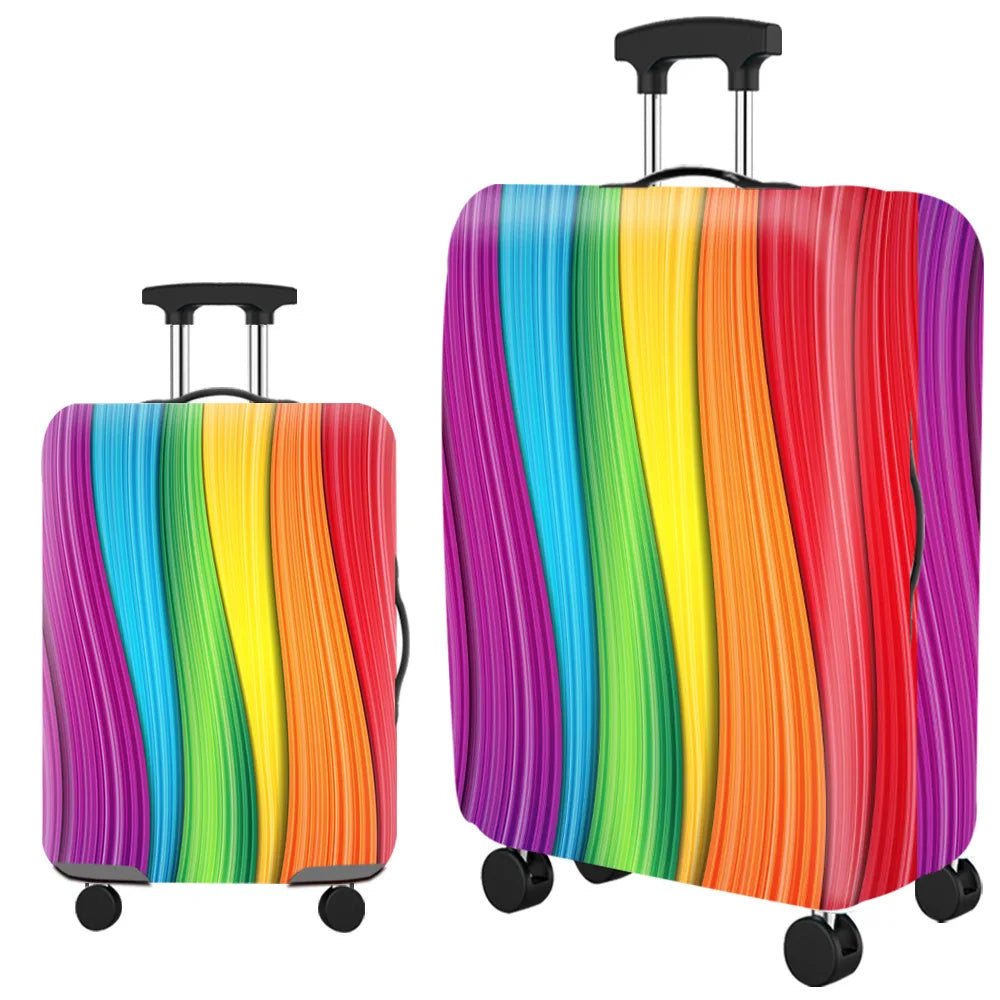 Popular Luggage Protective Cover Elastic Cloth Thickened Dust-proof Trolley Suitcase Cover Travel Accessories For 18-30Inch Case