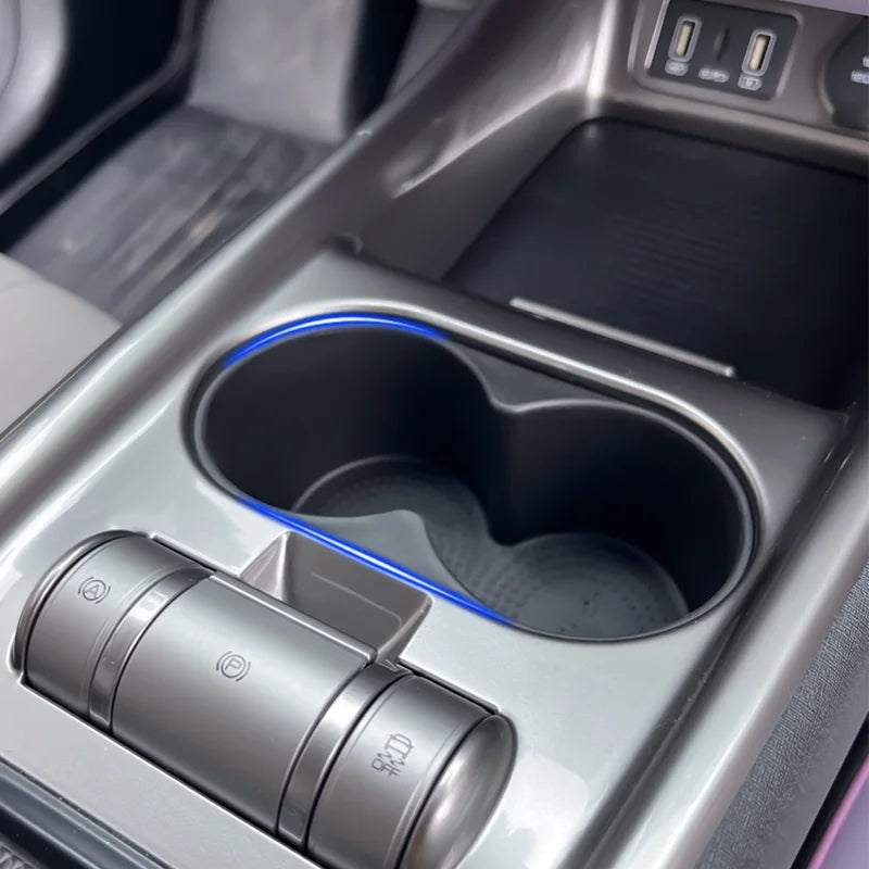 For BYD Dolphins 2024-2026 Central control water cup holder Silicone Case Anti slip and waterproof Car accessories
