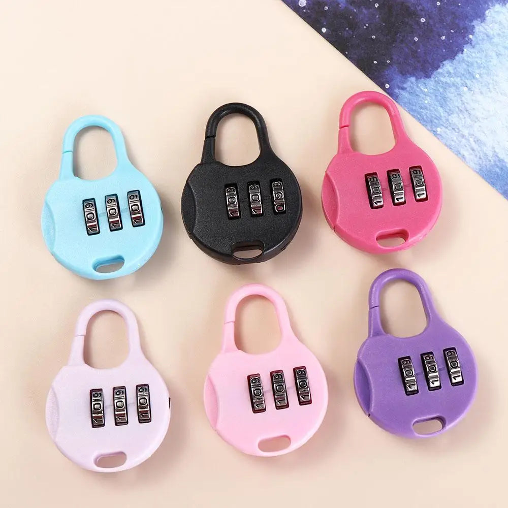 Plastic Password Combination Lock Luggage Travel Lock Combination Padlock Padlock Backpack Padlock 3 Digit Digit Locks