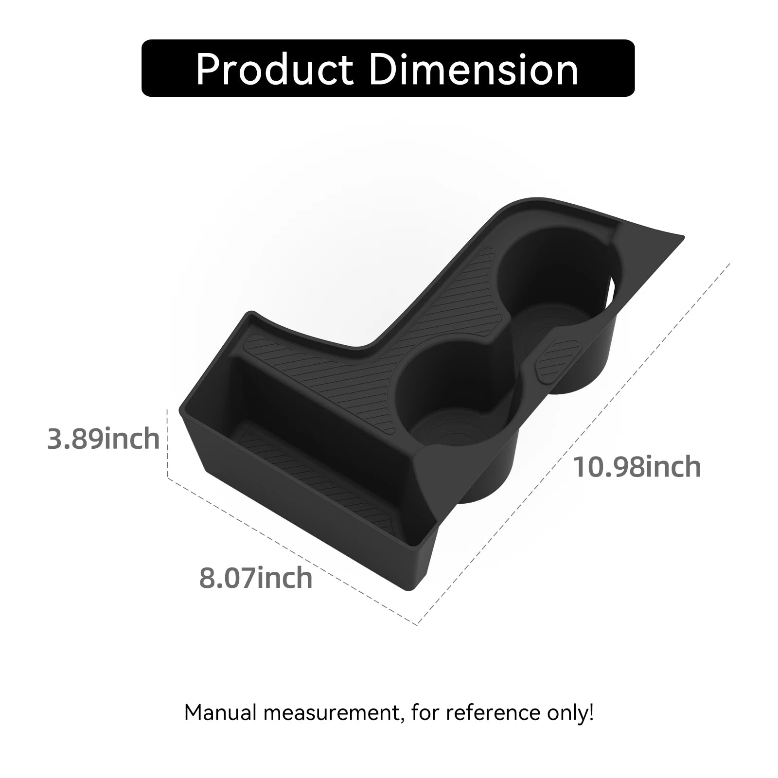 for Kia Sportage 2026 Central Console Water Cup Holder Car Interior Accessories Silicone Drinks Holder Storage Case Tray