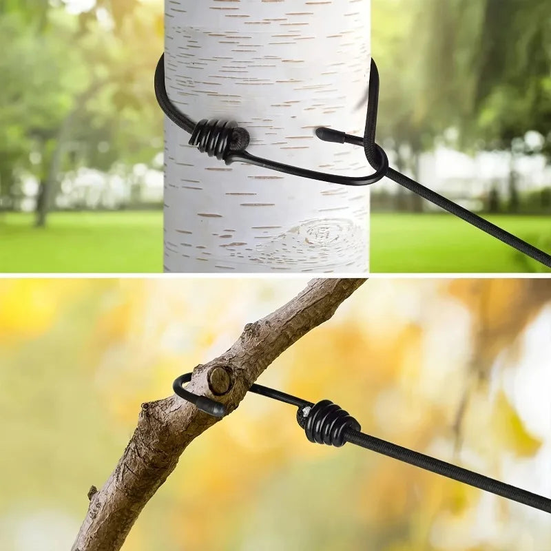 Portable Travel Clothesline with 12 Clips Plastic Non-Slip Retractable Clothes Drying Rope for Home Travel and Outdoor Hanging