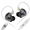 KZ Gale In-Ear Gaming Earphones E-sports Bass Metal Earbuds for Video Game Stage Live Sound Headphones