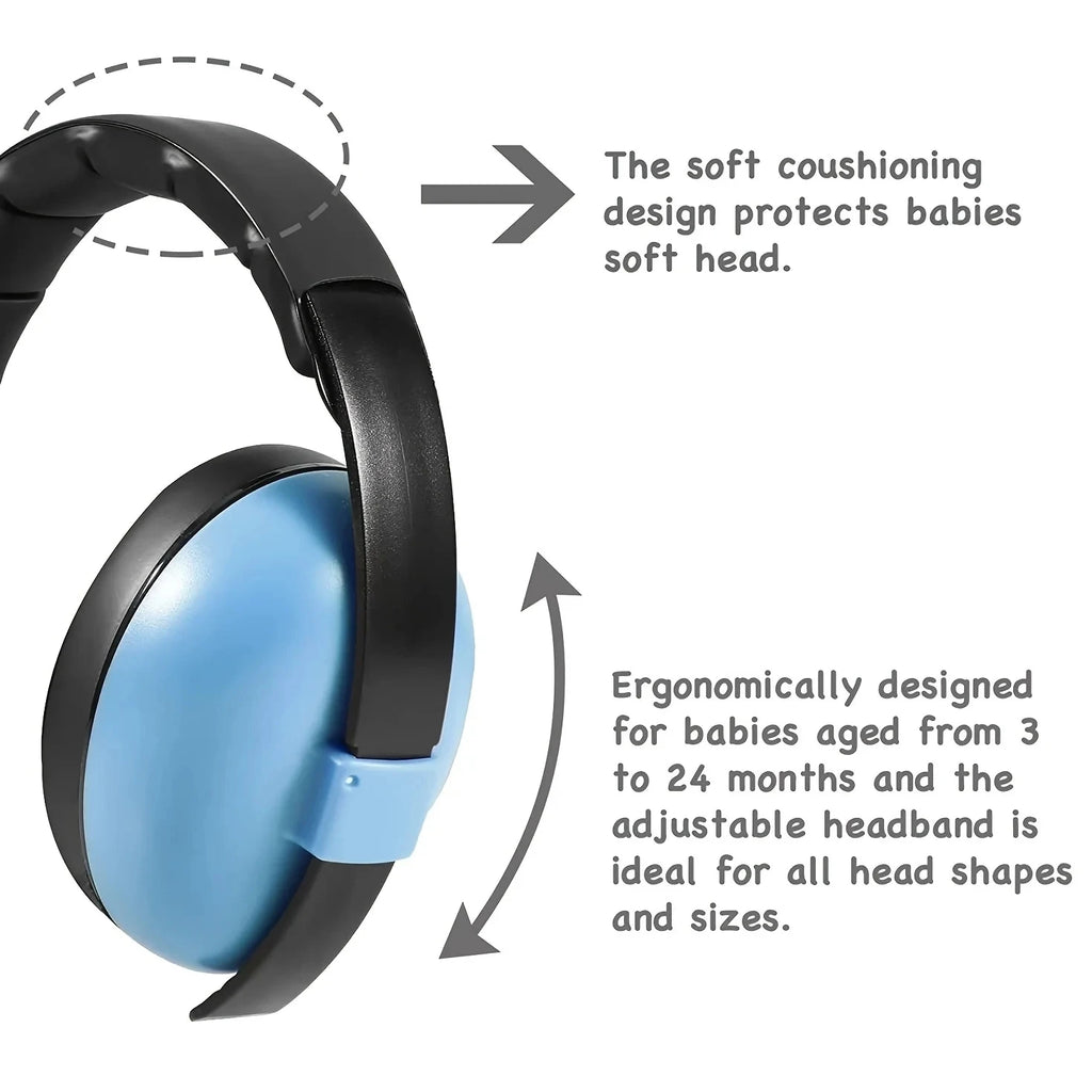 Child Earmuff Anti Noise Baby Headphones Children Sleep Ear Stretcher Baby Ears Protection Children Earmuffs Sleeping Earplugs
