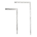 1pc 150 x 300mm / 250 x 500mm 90 Degree Stainless Steel Right Angle Ruler for Woodworking / Office