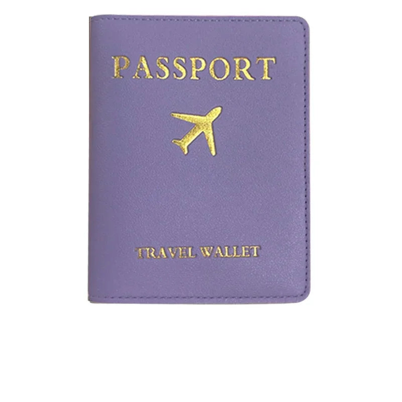 PU Leather Fashion Candy Dopamine Color Scheme Stamping Airplane with Signature Paper Aircraft Luggage Tag Baggage Tags
