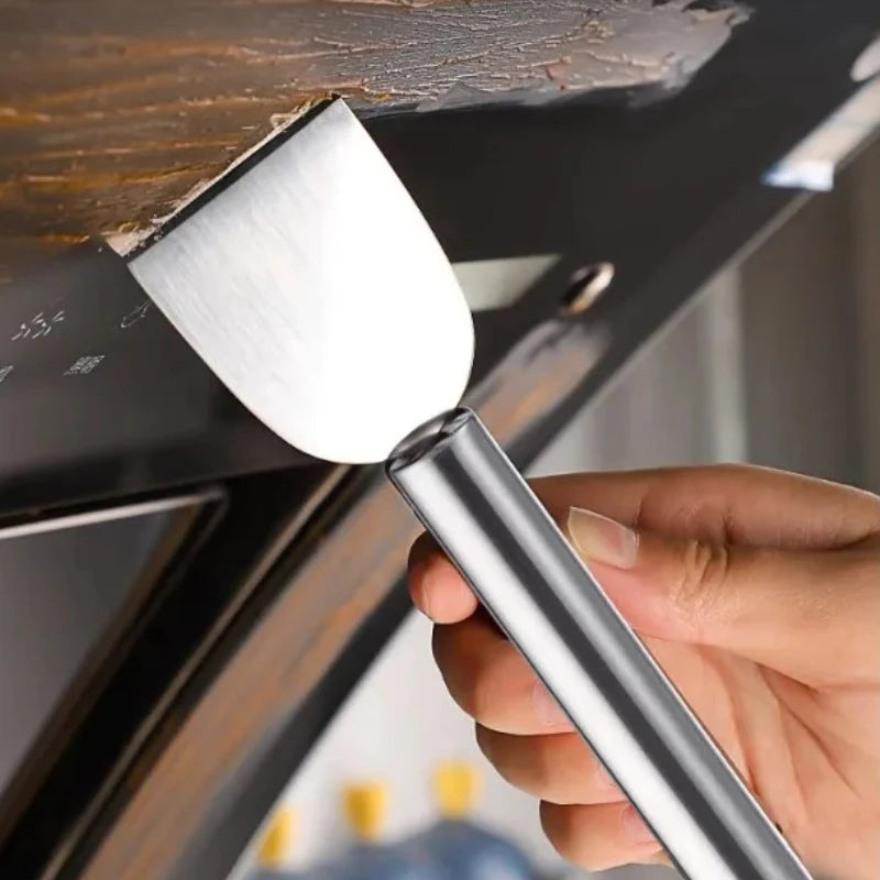 1pc BBQ Cleaning Spatula Clean BBQ Cleaning Tools Kitchen Degreasing Kitchen Utensils Hanging Knife Scraper