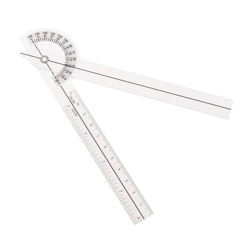 Hot Sale Cheap Wholesale PVC  Finger Goniometer Plastic Protractor 180 Degree Angle Ruler Finger Ruler
