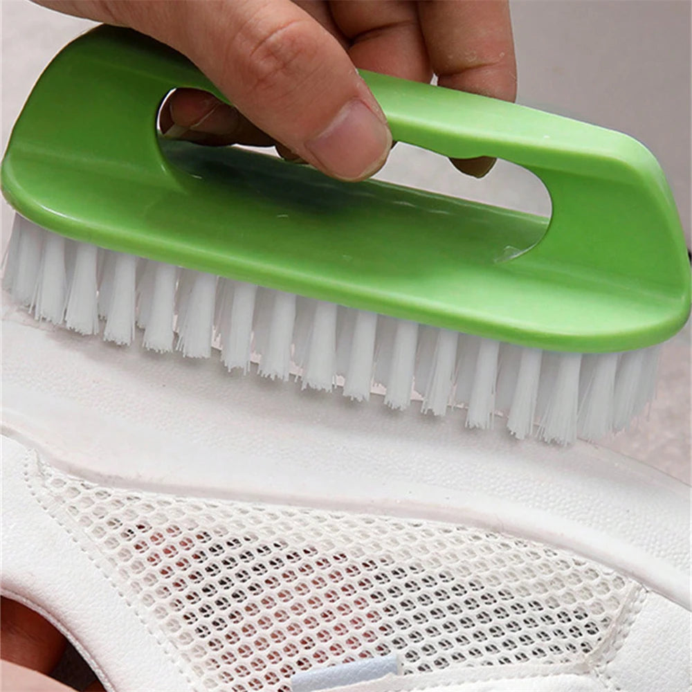 1PC Shoe Washing Laundry Brush with Handle Housework Handheld Cleaner