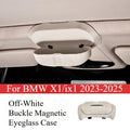 For BMW X1/ix1 2023-2025 Car Glasses Case Sun Visor Storage Box Sunglasses Clip Car Products Car Interior Storage Accessories