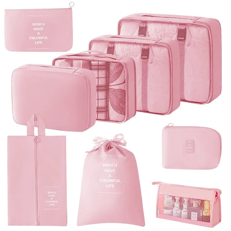 Travel Set Storage Bags Packing Cubes Student Dormitories Clothing Sorting Bags Clothes Digital Toiletries Shoes Organizer bag