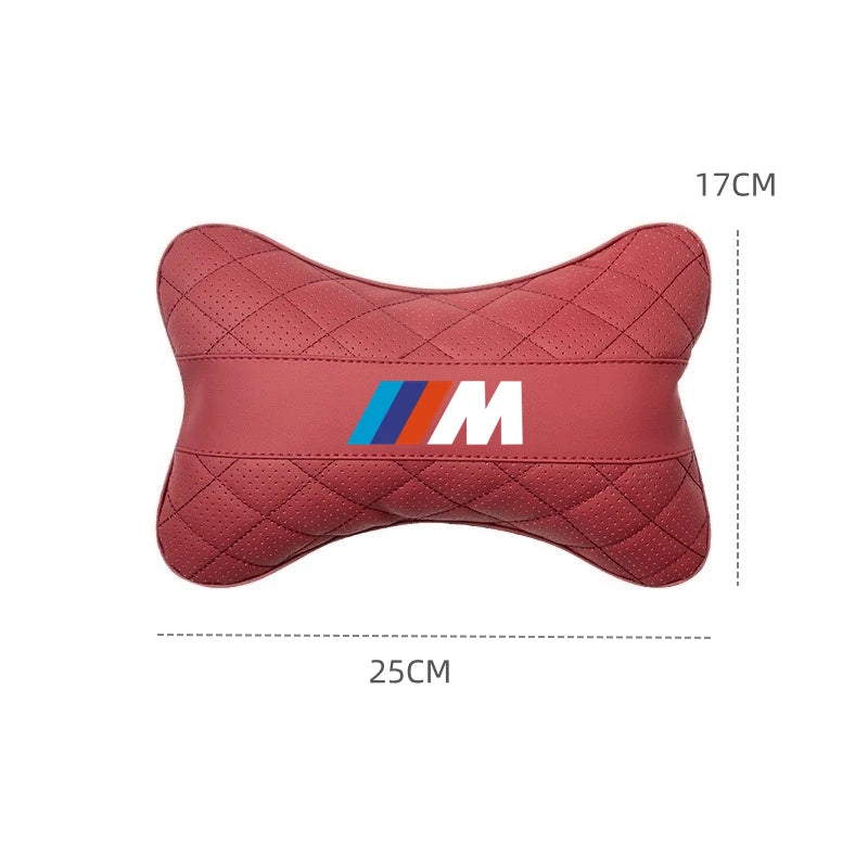 Memory Foam Car Neck Headrest Pillow Auto Car Seat Pillow For BMW M Performance E46 E90 E60 F10 F30 E39 E36 F20 E87 G30 E92 E91