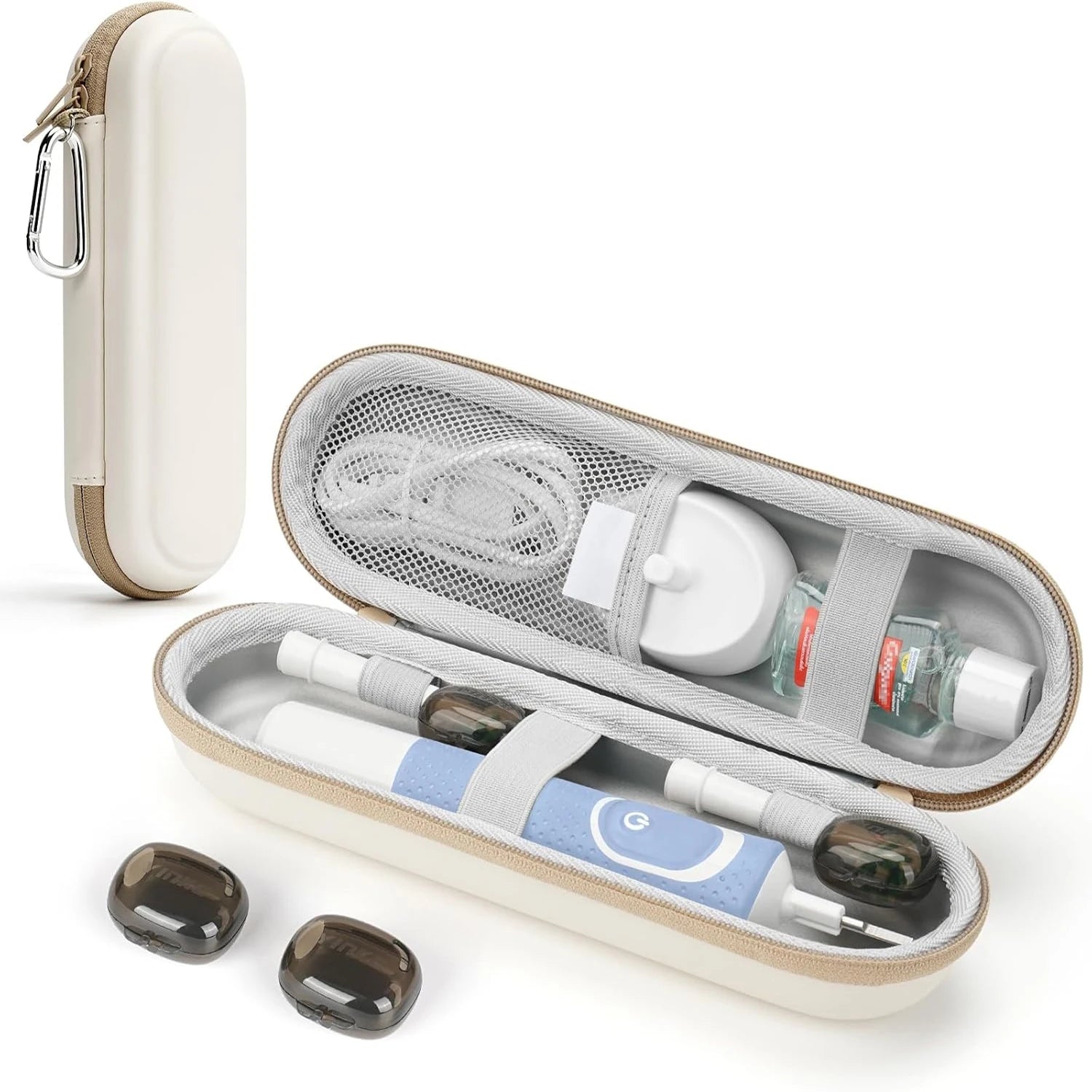 Electric Toothbrush Case For Oral B / Oral-B Pro / Philips Sonicare / Aquasonic, Shockproof,Waterproof,Compact Storage Bag