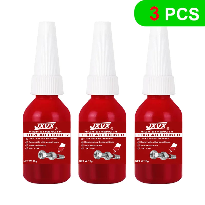 243-271 Super Threadlocker - Medium/High-Strength Anaerobic Adhesive - Anti-loosening, Fastening, Waterproof, and Rust-proof