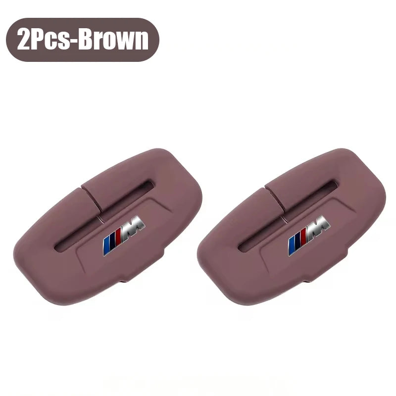 Car Seat Belt Buckle Silicone Protective Cover / Anti-Scratch Sleeve Stickers For BMW G80 G06 G07 G42 G14 G15 G16 F82 F20 F21 F8