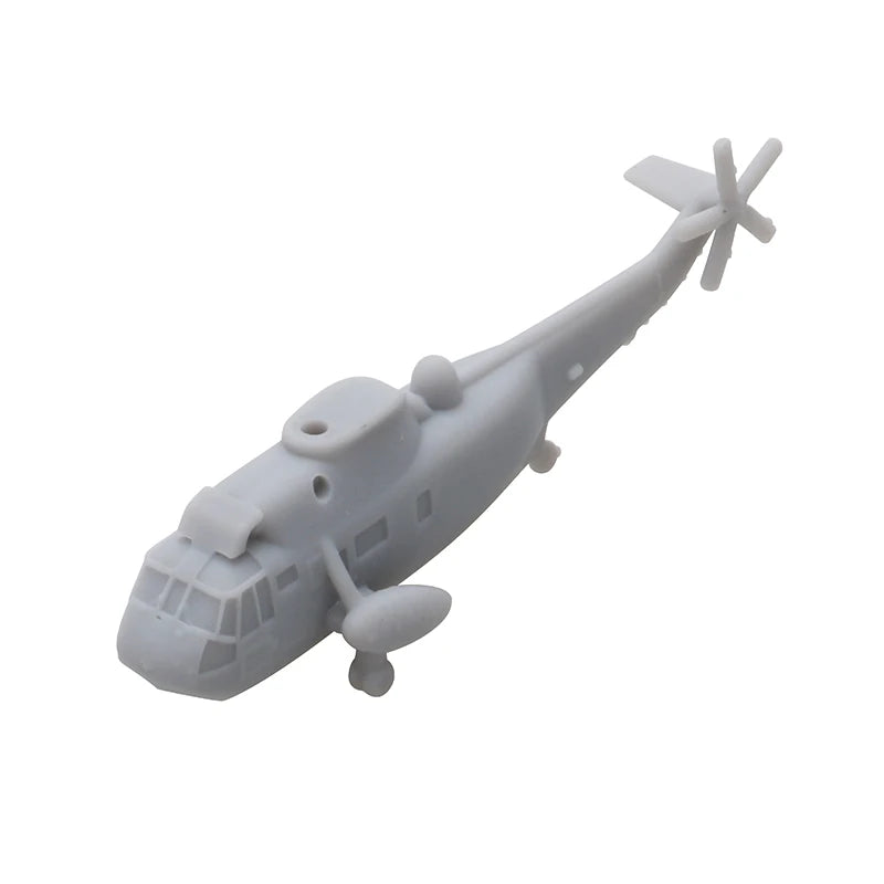 5Set Open Wing SH-3 Sea King Multipurpose Helicopter Model 1/2000 700 400 350 Scale Amphibious Antisubmarine Aircraft Resin Toys