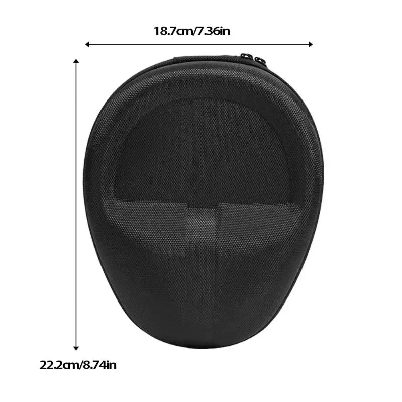 【C】1PC High-capacity Headset Headphone Case Travel Earphones Shockproof Storage Box EVA Headphone Universal Protective Bag
