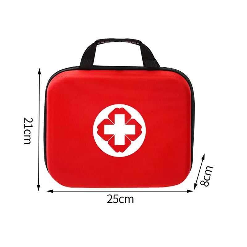 Portable First Aid Kit Emergency Survival Bag, All-Purpose Medicine Storage Organizer for Home, Car, Travel, Camping, Outdoor Hi