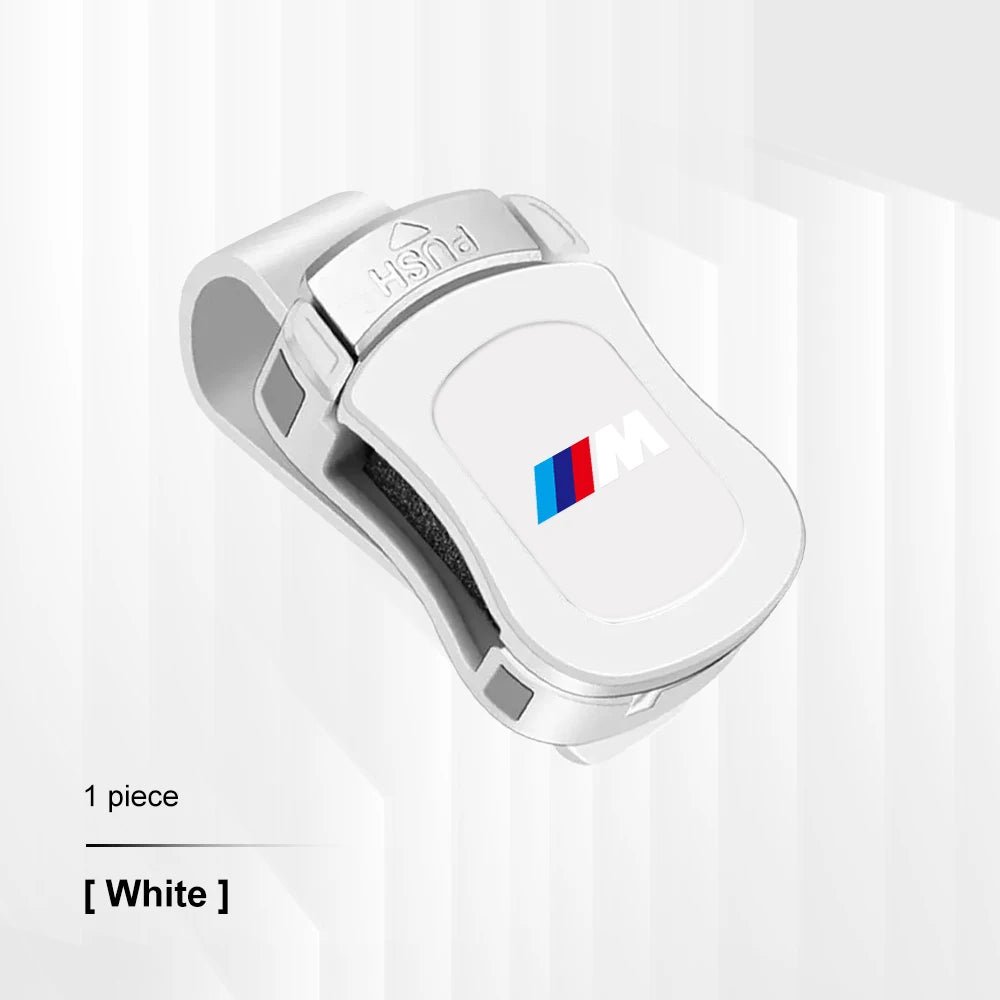 Car Visor Glasses Storage Clip Sunglasses Holder for BMW X1 X3 X4 X5 X6 F15 F16 1 3 5 6 7 Series G30 G32 G11 F48 F39 520 525 320