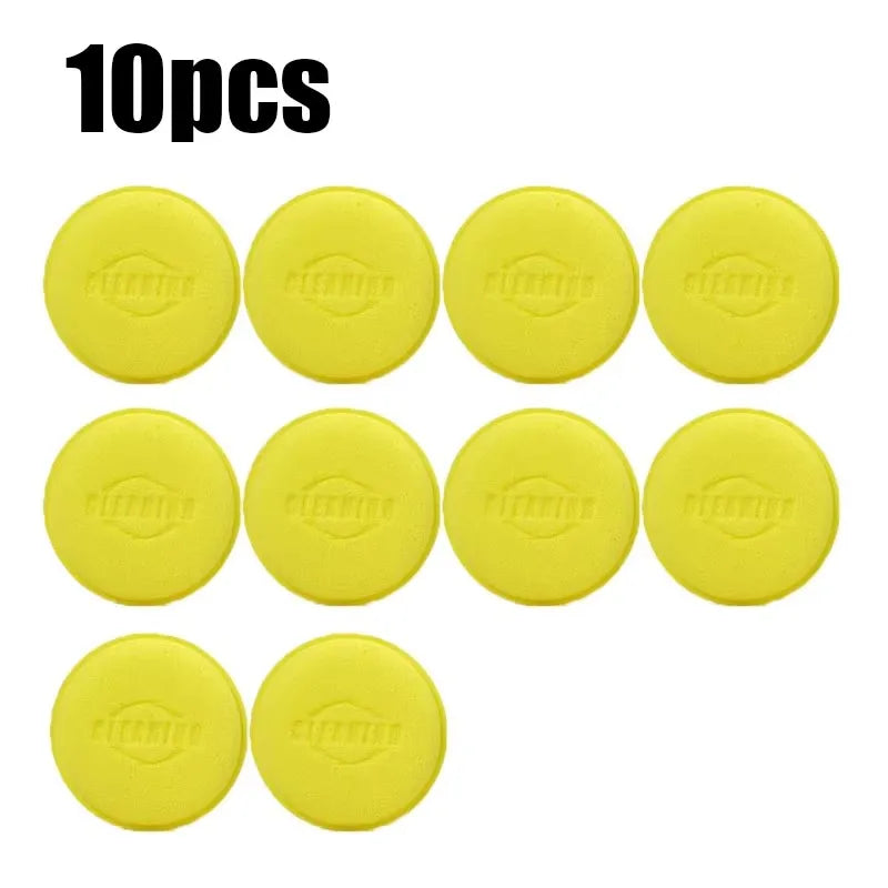5/10pcs Car Foam Sponge Wax Applicator Cleaning Detailing Pads Car Waxing Polishing Pad Home Car Wash Care 10cm Car Cleaning Kit